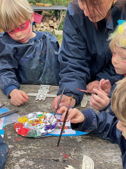 Native American experience day&#8230;, Copthill School