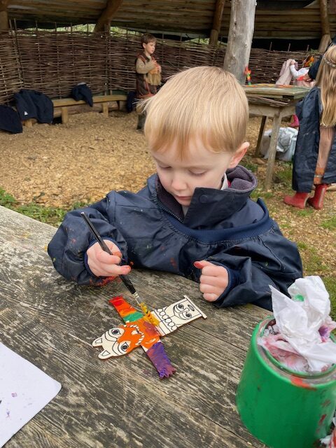 Native American experience day&#8230;, Copthill School