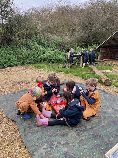 Native American experience day&#8230;, Copthill School