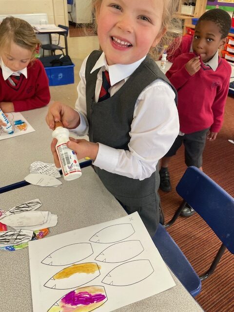 Native American Indian Headdress Art, Copthill School