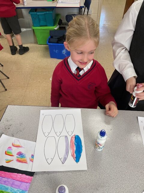 Native American Indian Headdress Art, Copthill School