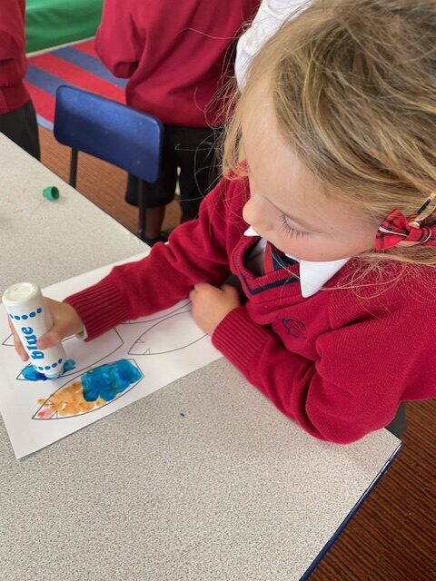 Native American Indian Headdress Art, Copthill School