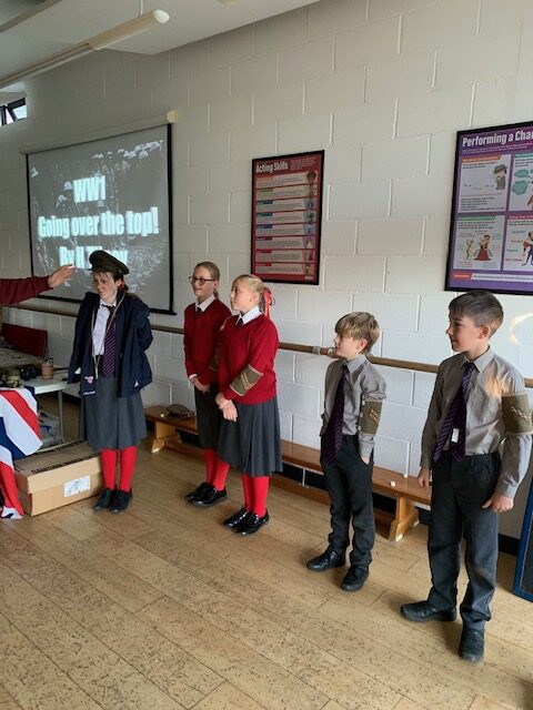 WW1 history afternoon, Copthill School