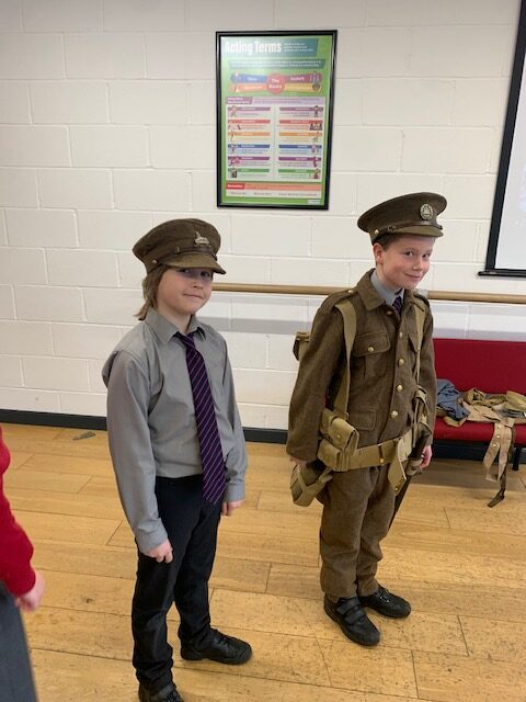 WW1 history afternoon, Copthill School