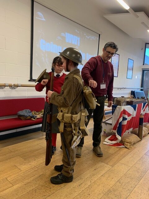 WW1 history afternoon, Copthill School