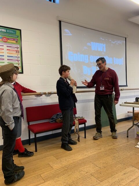 WW1 history afternoon, Copthill School