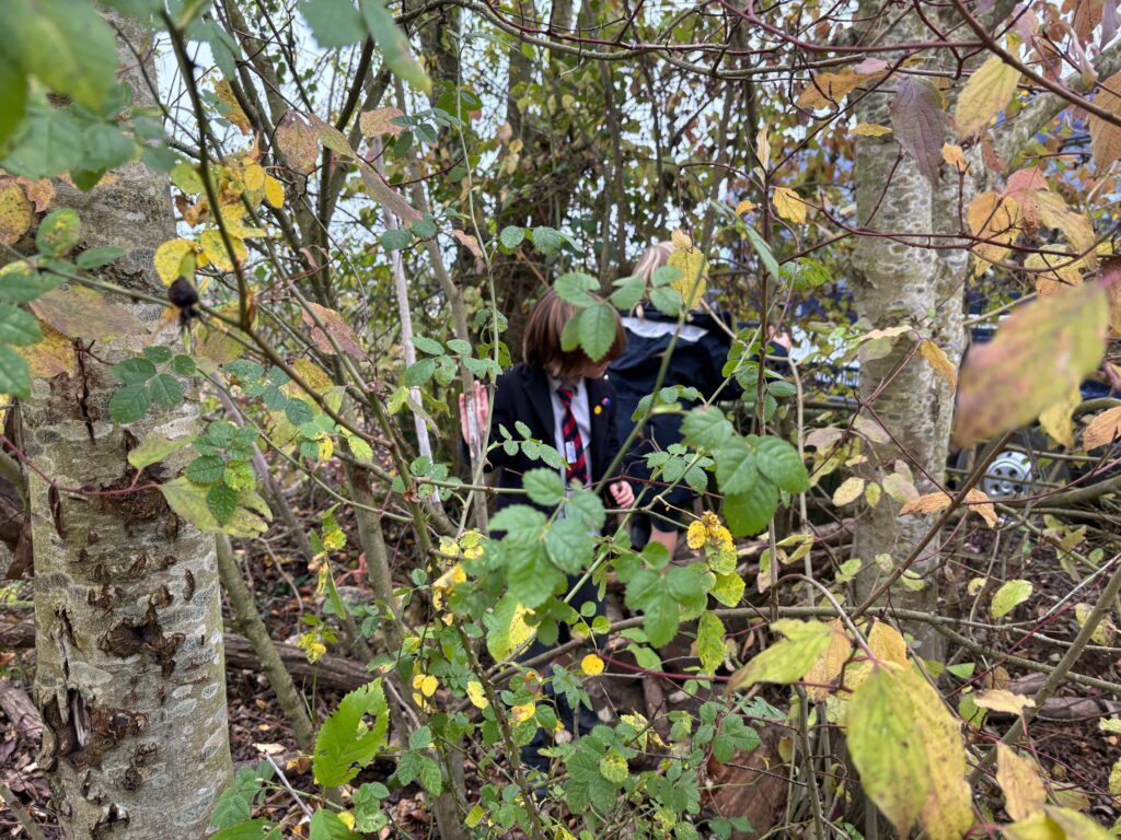 Native American Tipi building&#8230;, Copthill School