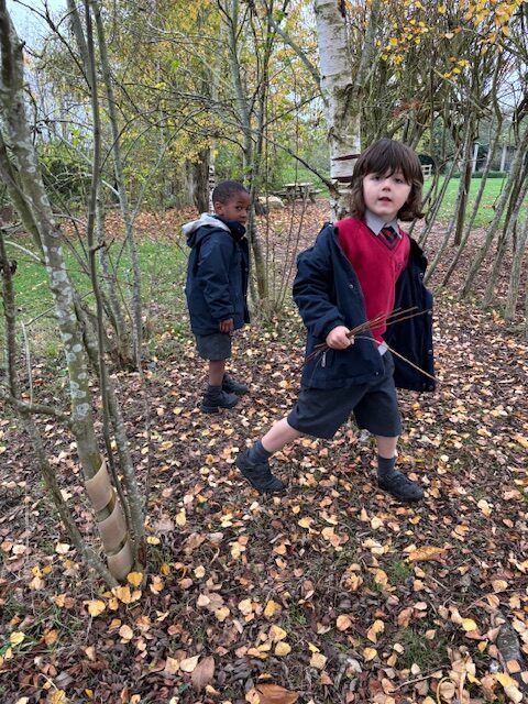 Native American Tipi building&#8230;, Copthill School