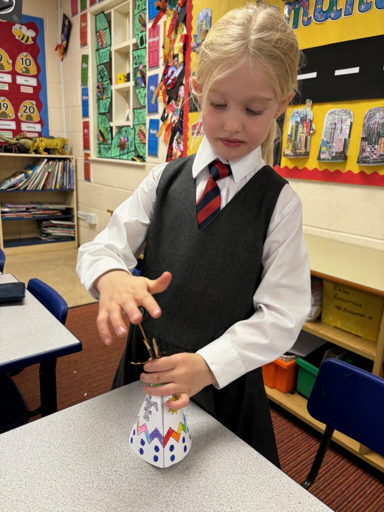 Native American Tipi building&#8230;, Copthill School