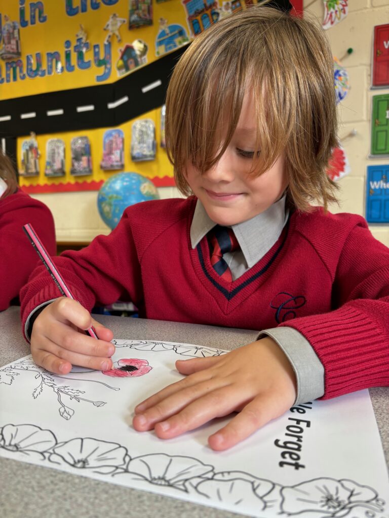 Poppies to remember&#8230;, Copthill School