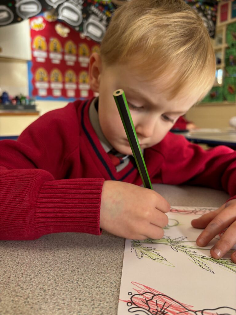 Poppies to remember&#8230;, Copthill School