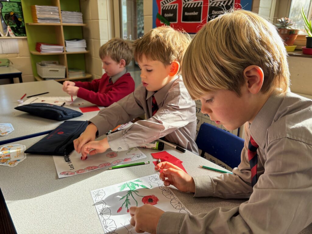 Poppies to remember&#8230;, Copthill School