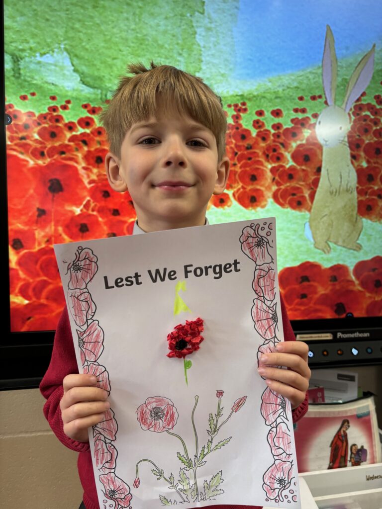 Poppies to remember&#8230;, Copthill School