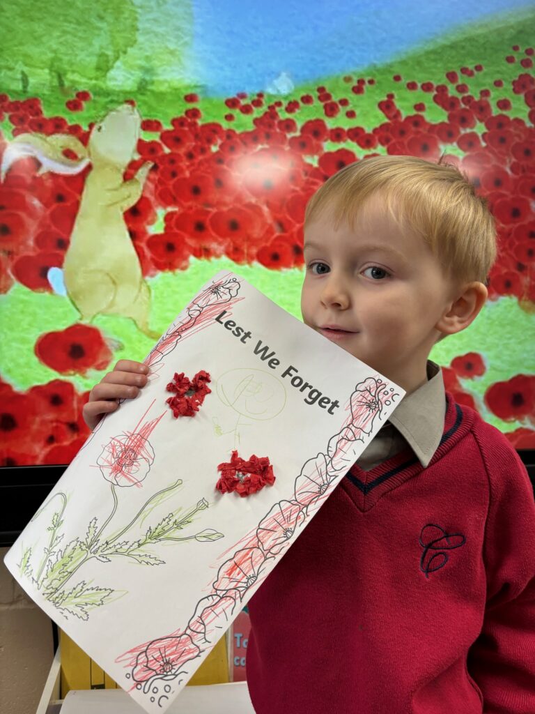 Poppies to remember&#8230;, Copthill School