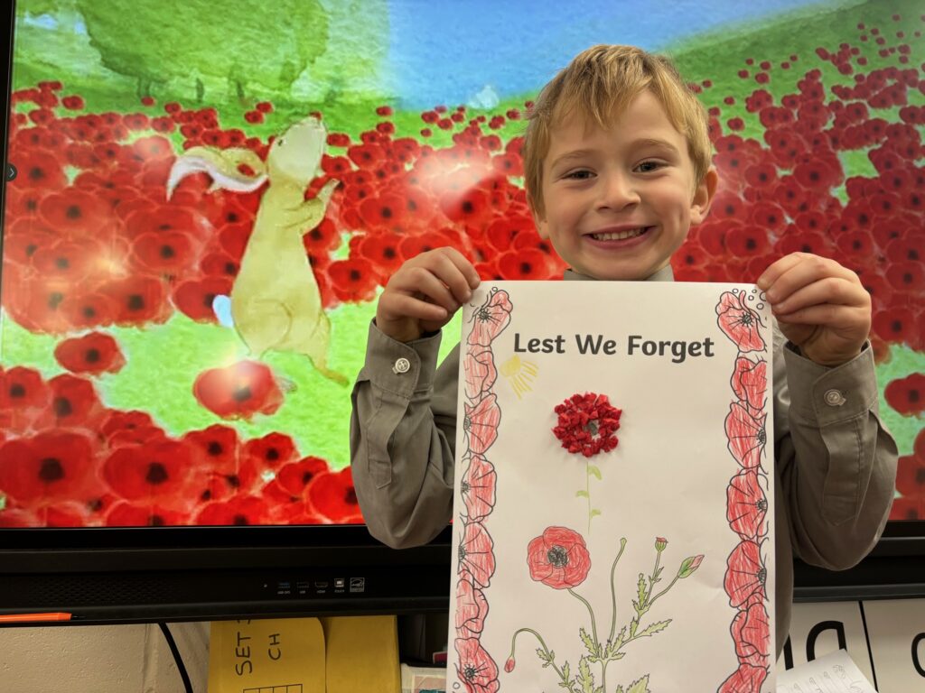 Poppies to remember&#8230;, Copthill School