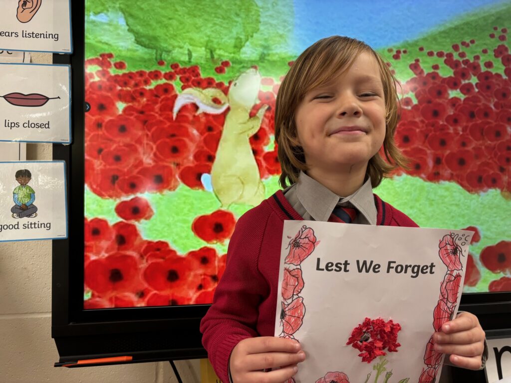 Poppies to remember&#8230;, Copthill School