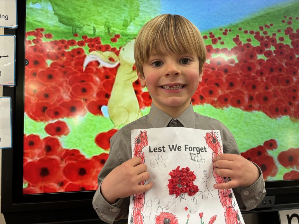 Poppies to remember&#8230;, Copthill School