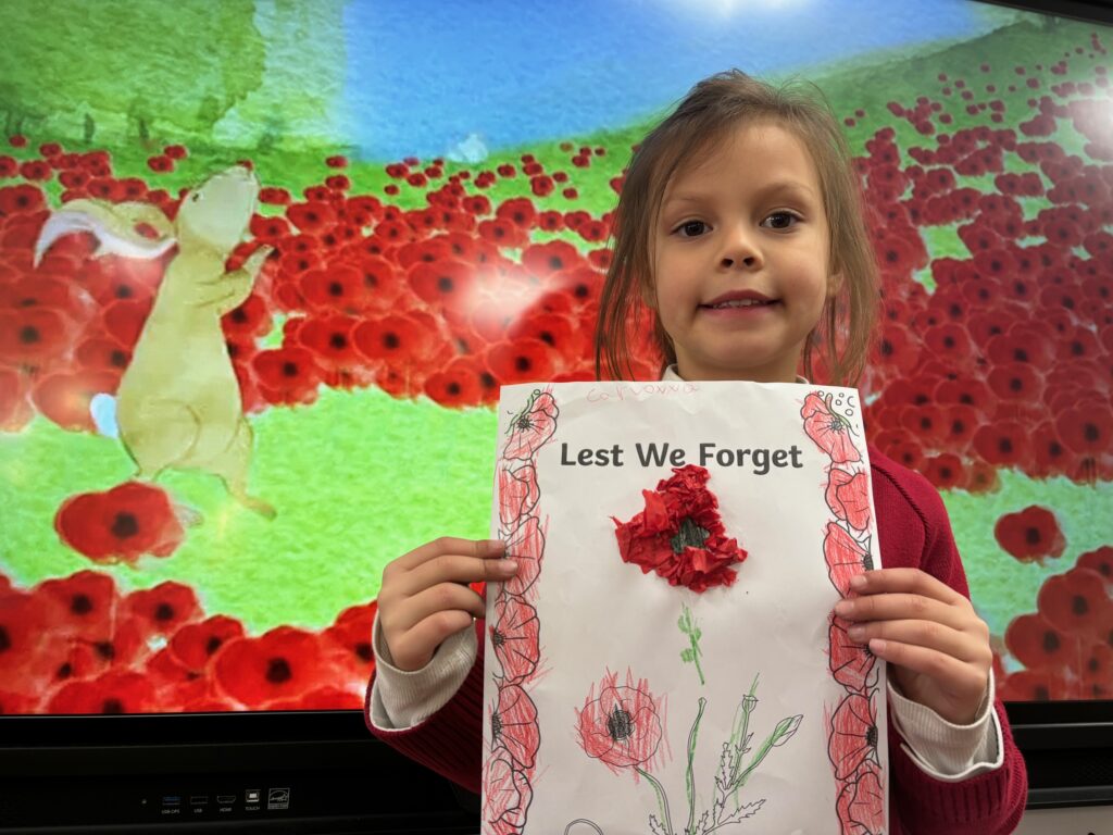 Poppies to remember&#8230;, Copthill School