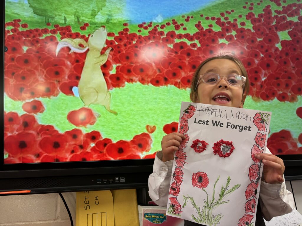 Poppies to remember&#8230;, Copthill School