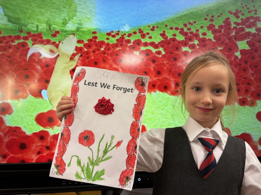 Poppies to remember&#8230;, Copthill School