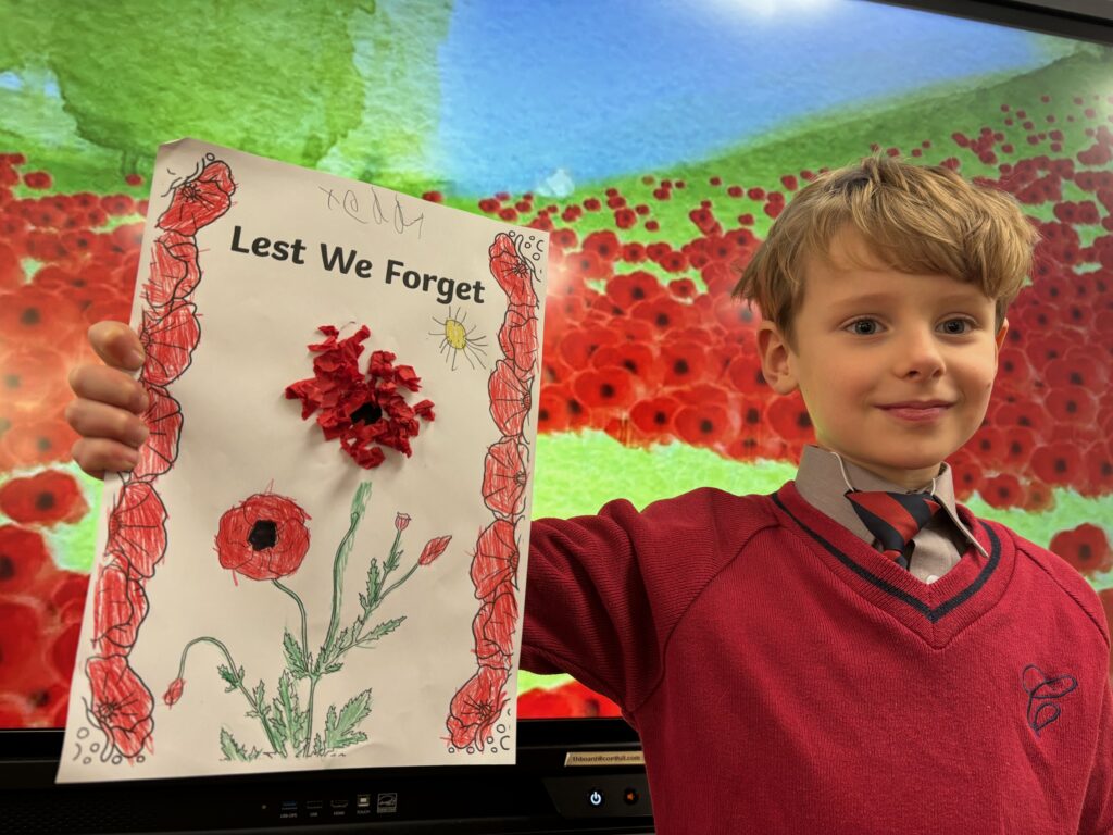 Poppies to remember&#8230;, Copthill School