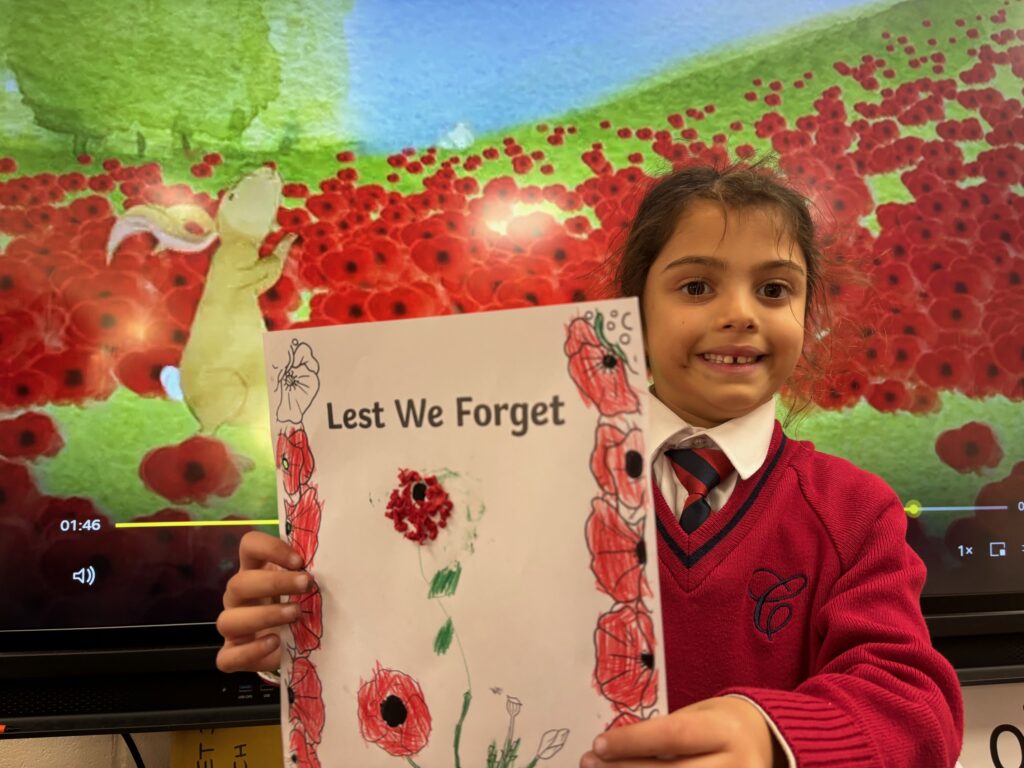 Poppies to remember&#8230;, Copthill School