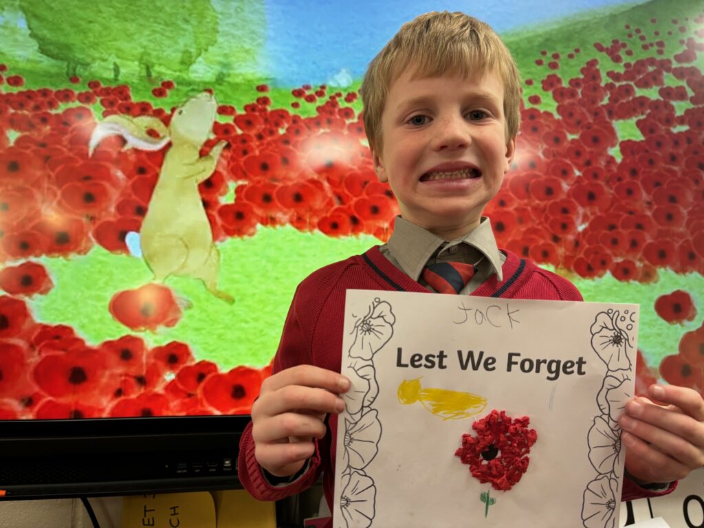 Poppies to remember&#8230;, Copthill School