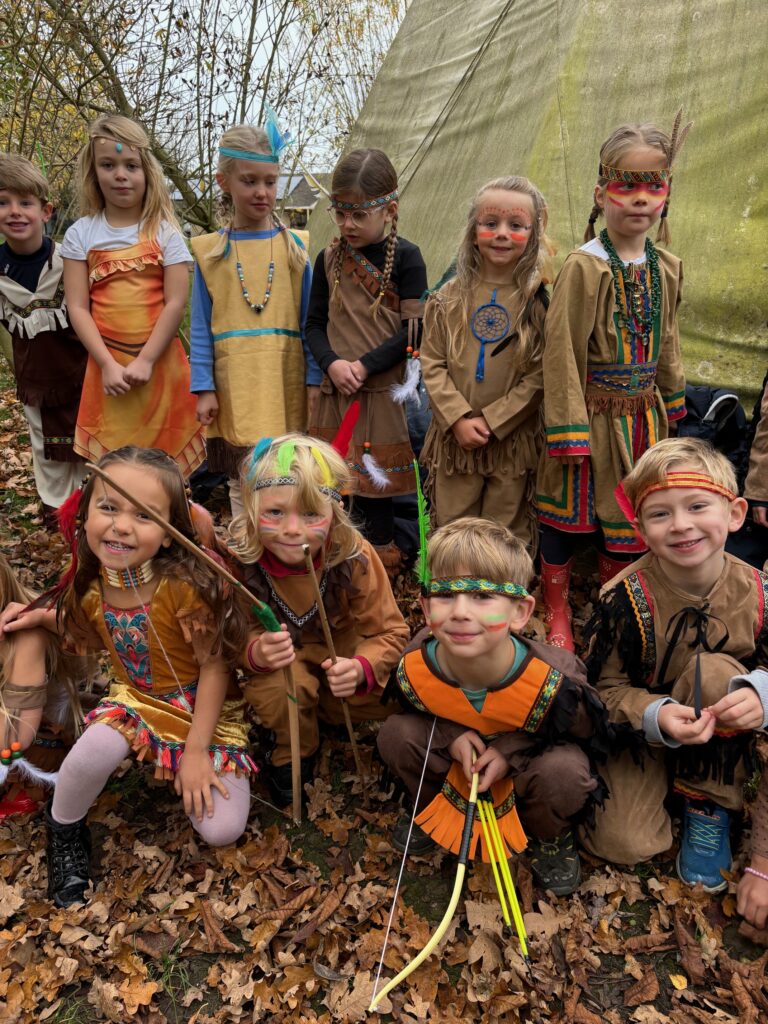 Native American experience day&#8230;, Copthill School