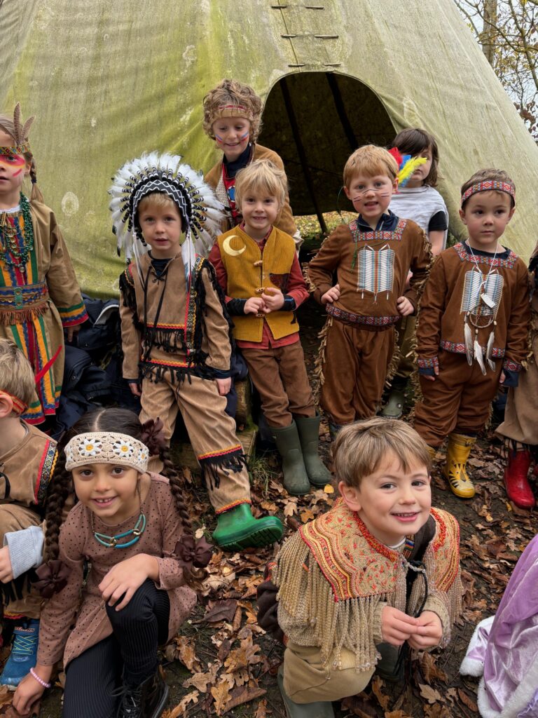 Native American experience day&#8230;, Copthill School