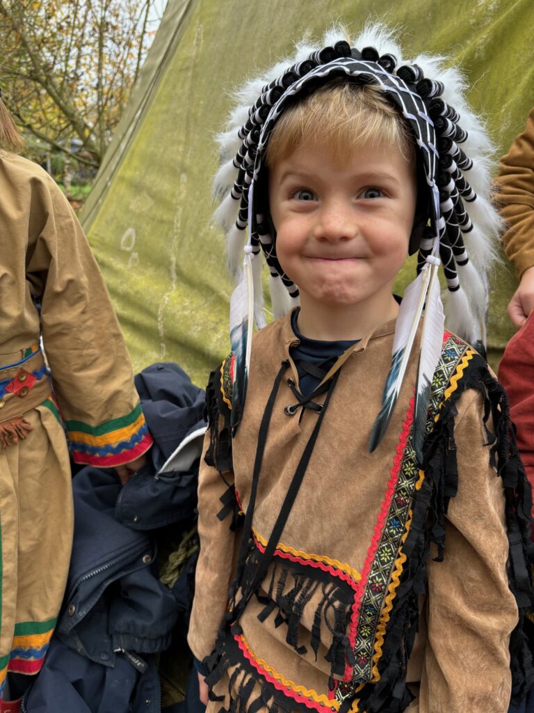 Native American experience day&#8230;, Copthill School