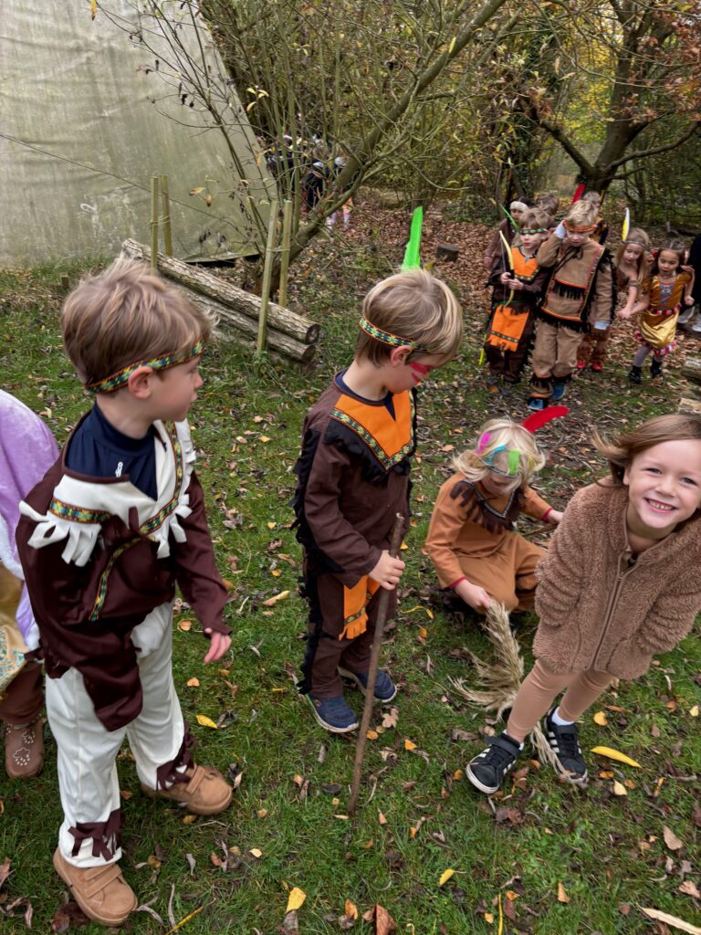 Native American experience day&#8230;, Copthill School