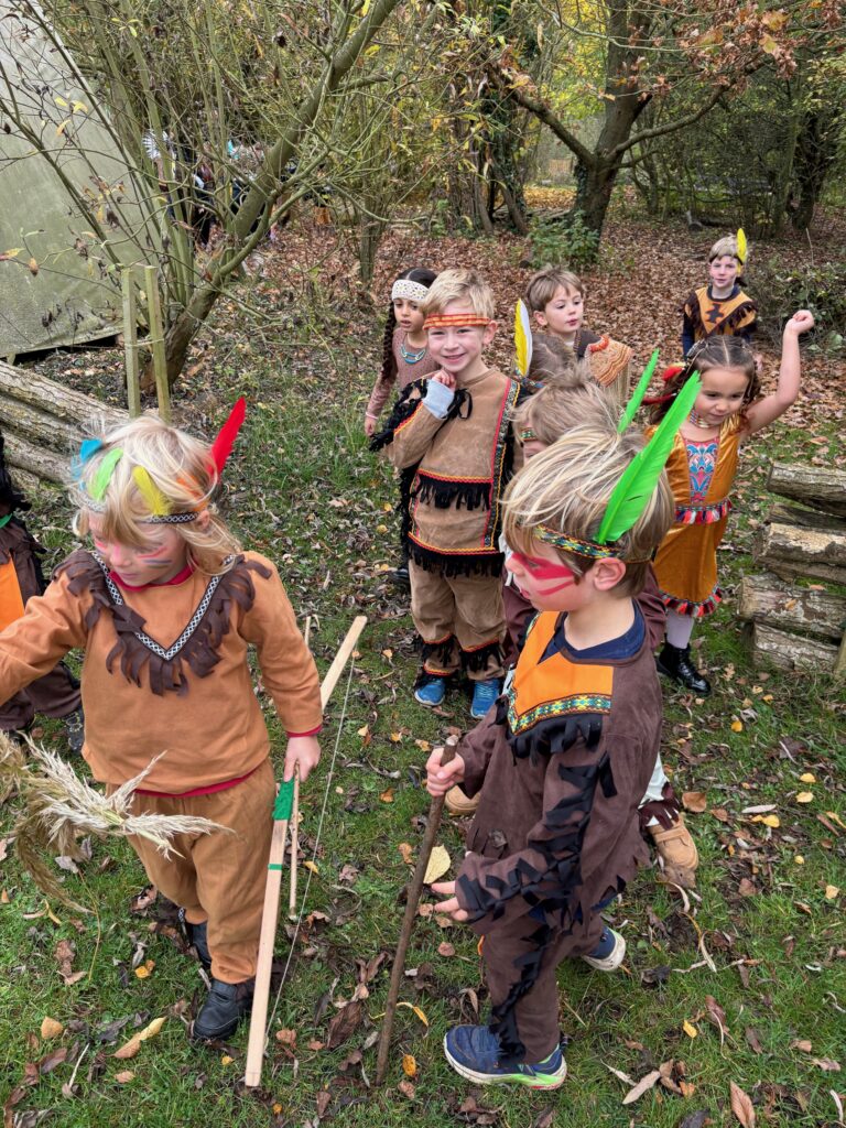 Native American experience day&#8230;, Copthill School