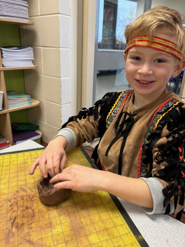 Native American experience day&#8230;, Copthill School