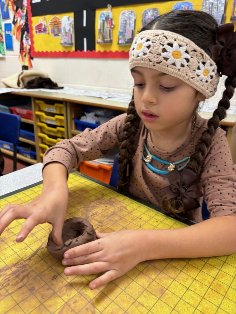 Native American experience day&#8230;, Copthill School