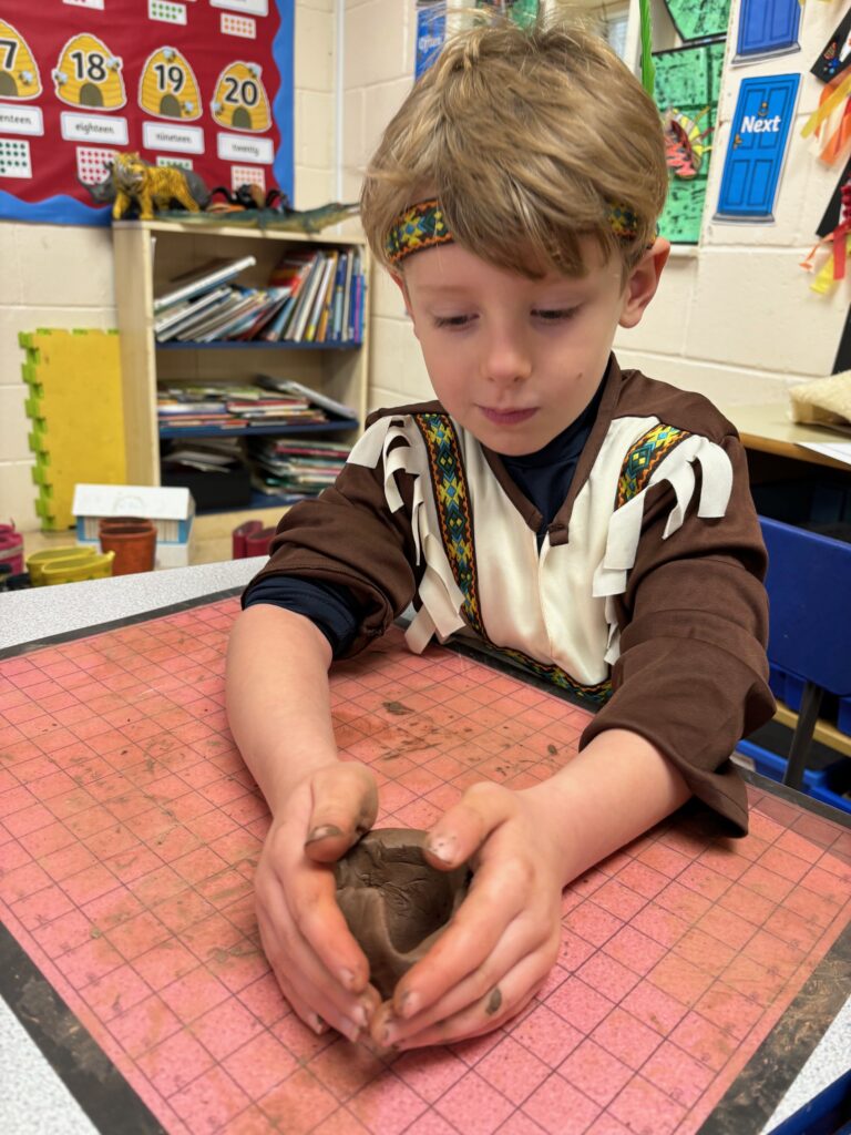 Native American experience day&#8230;, Copthill School