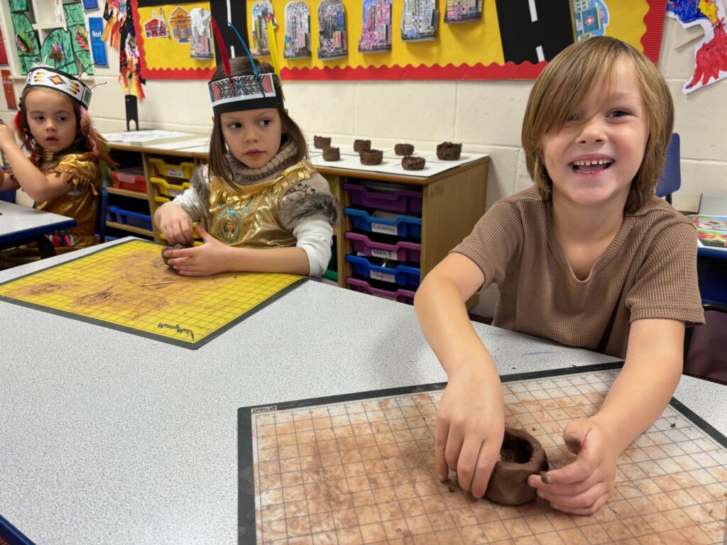 Native American experience day&#8230;, Copthill School