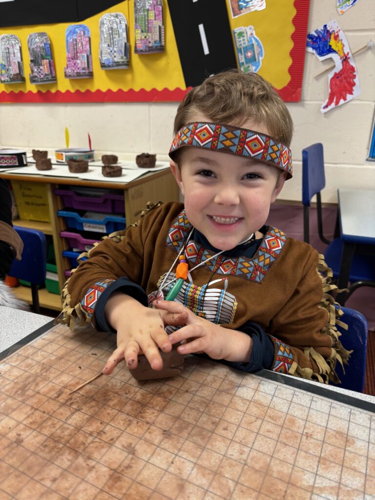 Native American experience day&#8230;, Copthill School