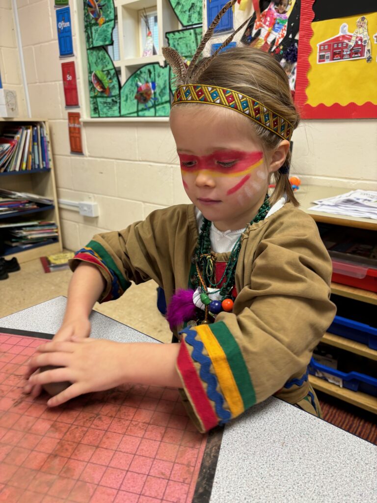 Native American experience day&#8230;, Copthill School