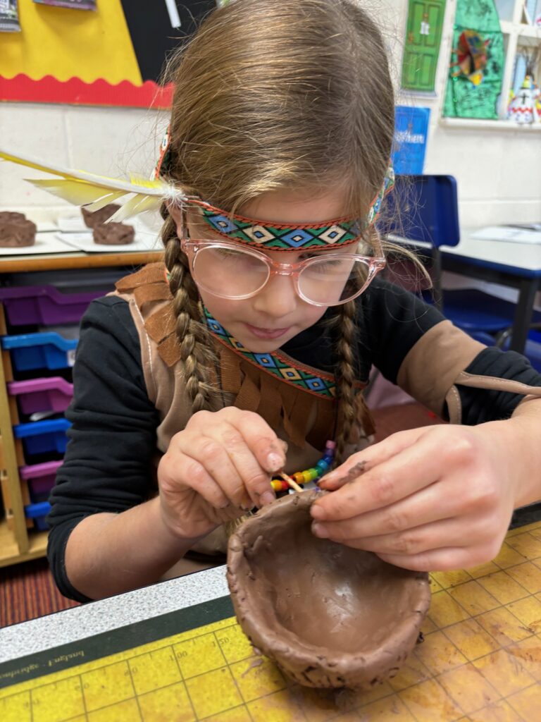 Native American experience day&#8230;, Copthill School