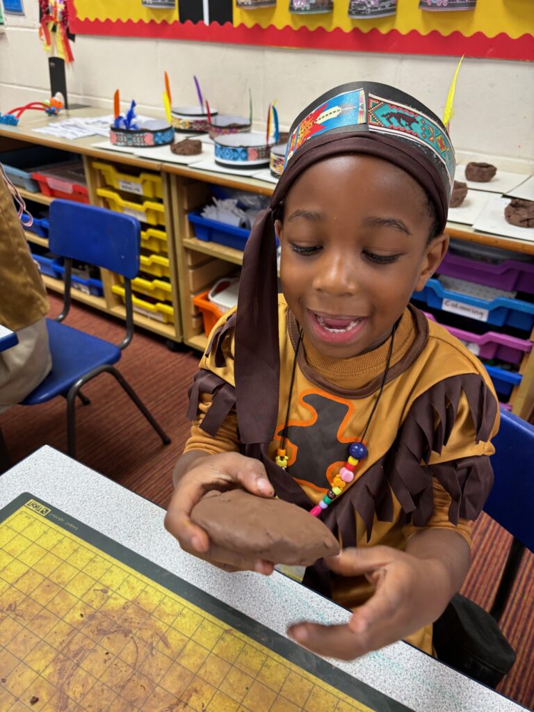 Native American experience day&#8230;, Copthill School