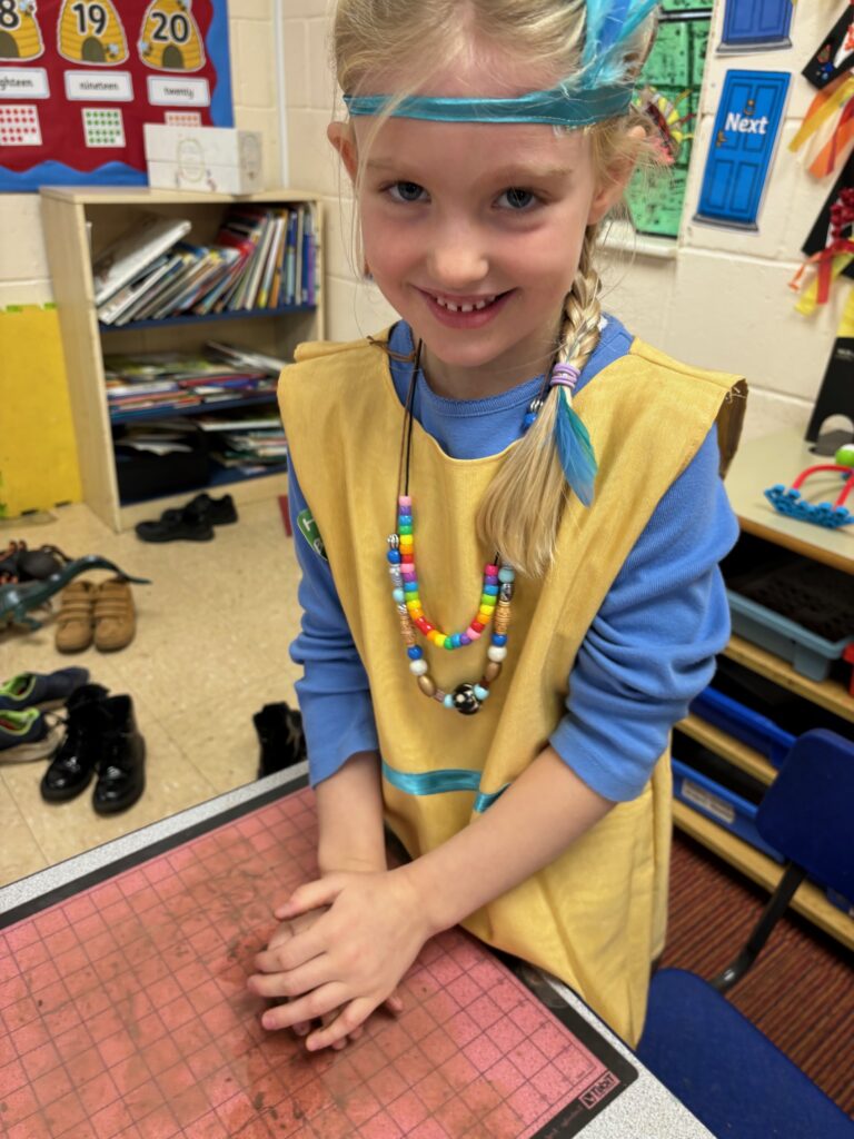 Native American experience day&#8230;, Copthill School