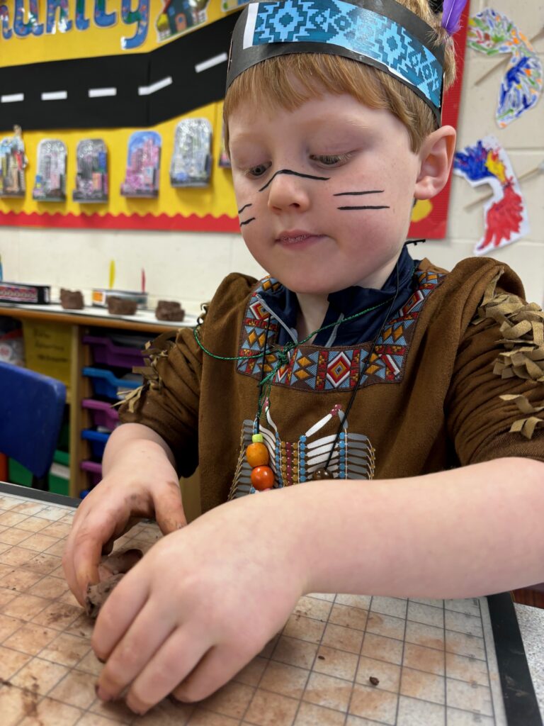 Native American experience day&#8230;, Copthill School