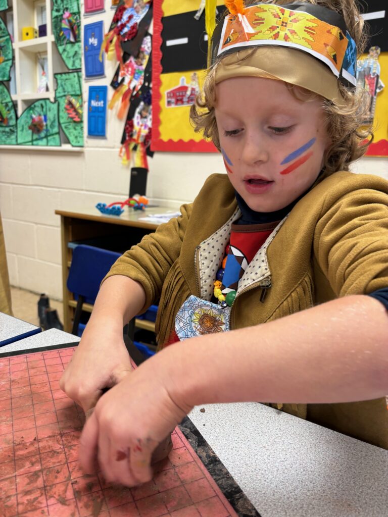 Native American experience day&#8230;, Copthill School