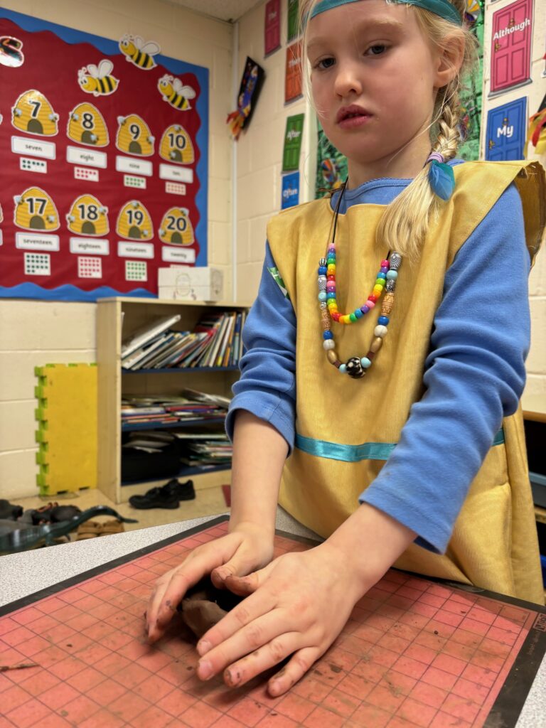 Native American experience day&#8230;, Copthill School