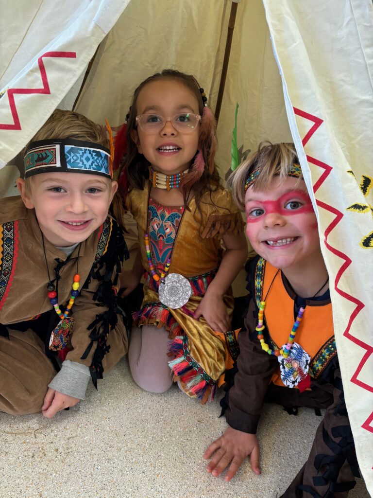 Native American experience day&#8230;, Copthill School