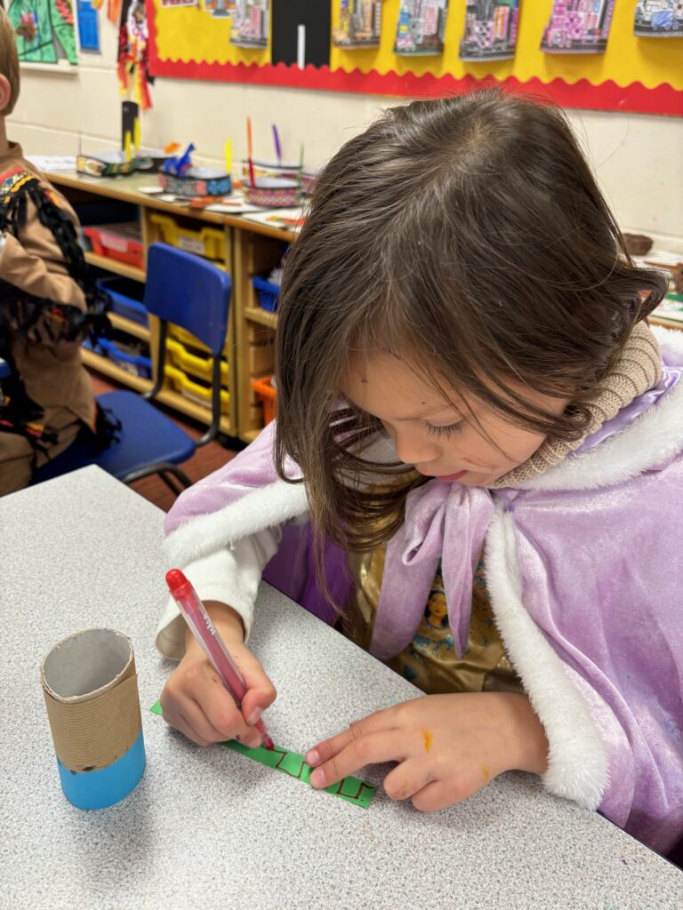 Native American experience day&#8230;, Copthill School