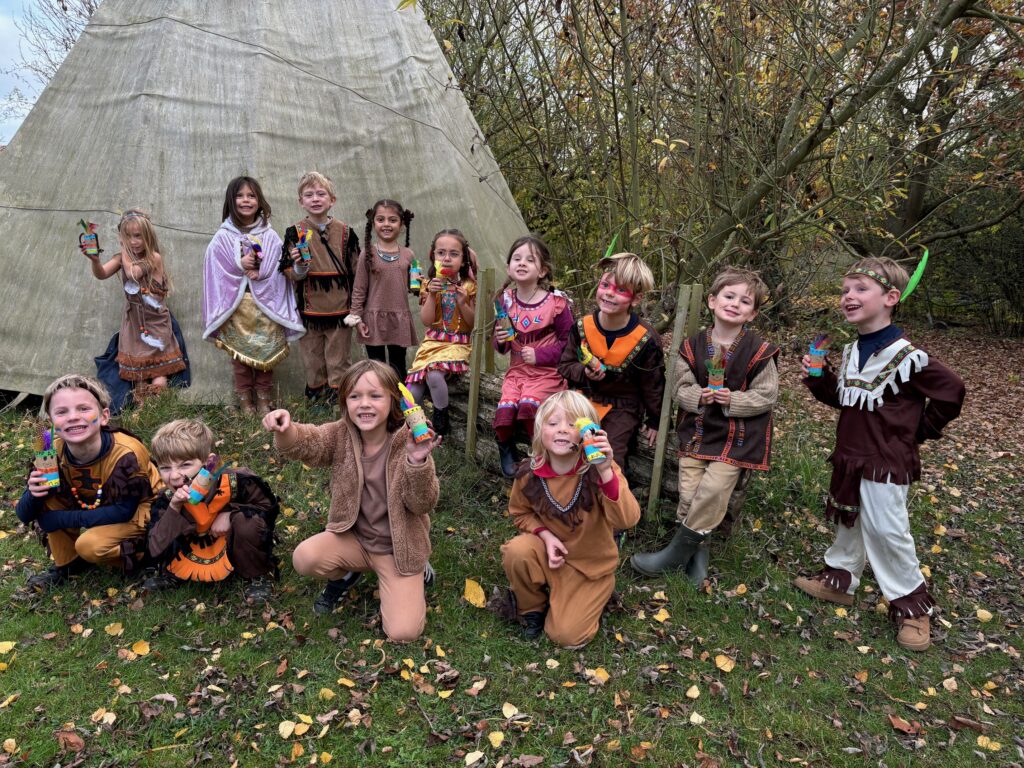 Native American experience day&#8230;, Copthill School