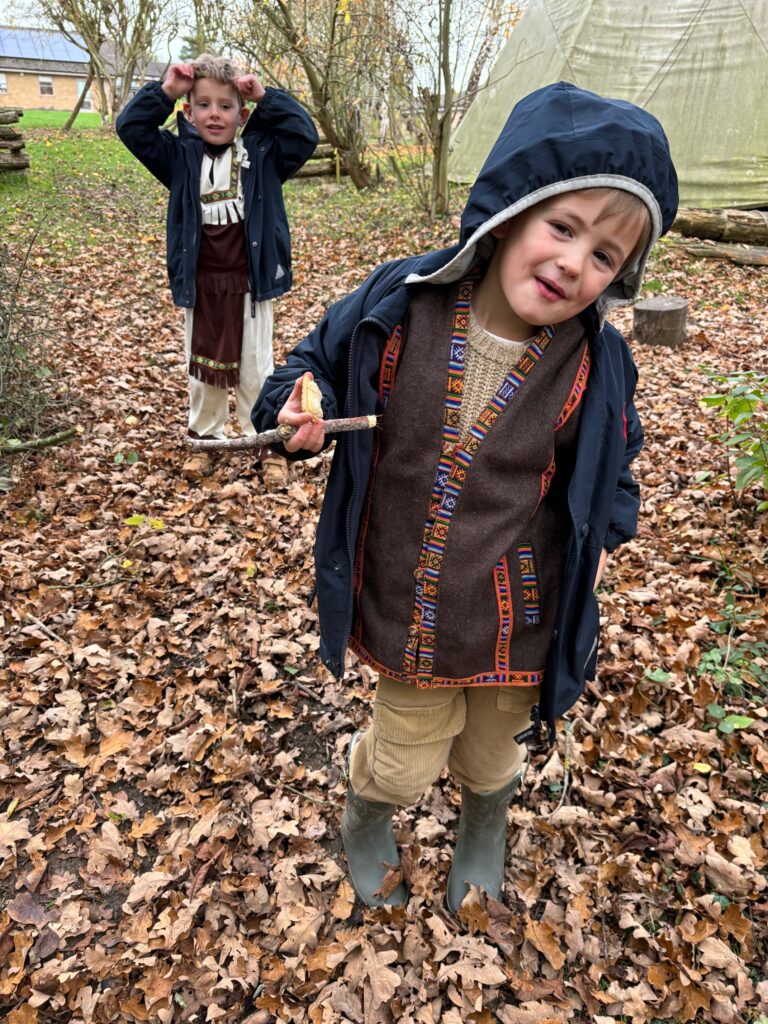 Native American experience day&#8230;, Copthill School