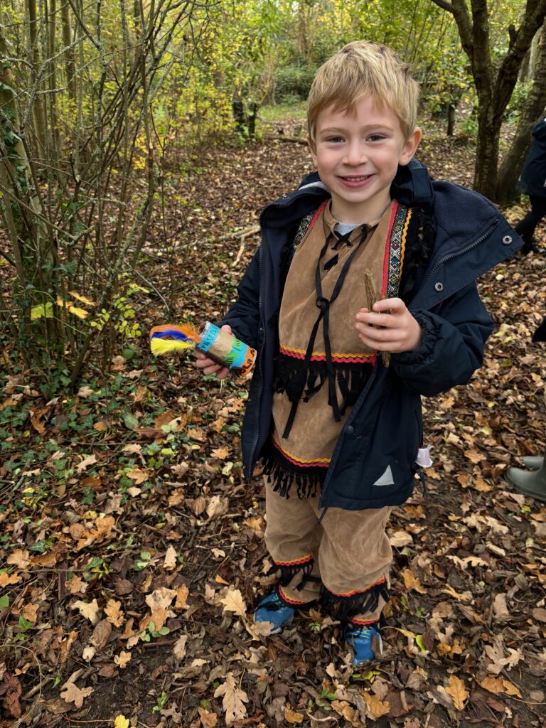 Native American experience day&#8230;, Copthill School