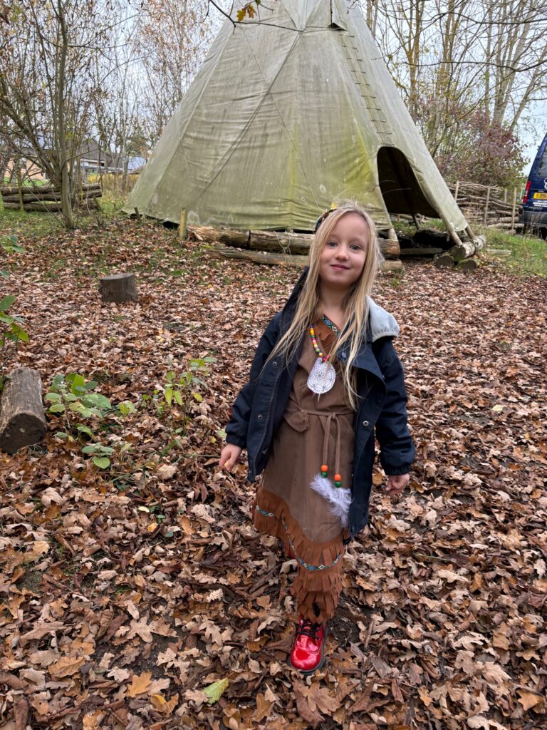 Native American experience day&#8230;, Copthill School